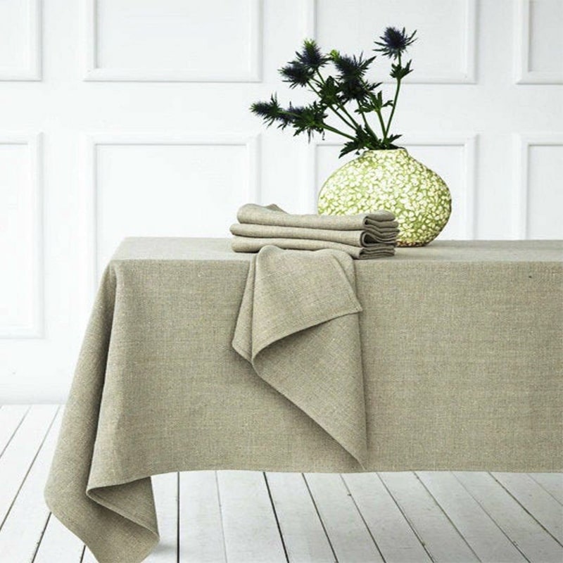 Tablecloth - 100% Organic Linen - Kitchen/Wedding/Restaurant - UALinen